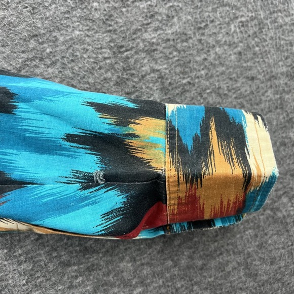 Wrangler Brushpopper Shirt Mens 16-33 Made in USA Western Tribal Native LS *FLAW - Picture 8 of 12